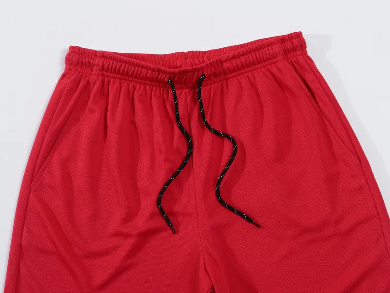 summer  men's sportswear short sleeved T-shirt + sports shorts Quick drying, breathable and cool Fitness Fashion two-piece set