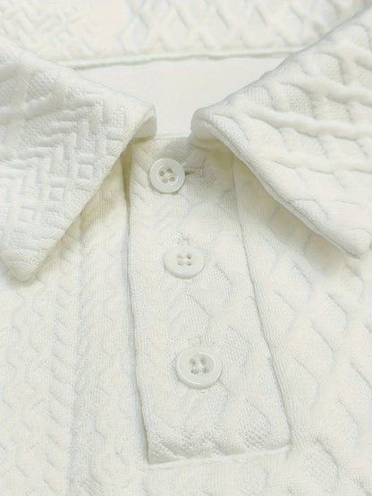 Men's Summer Casual Fashion Jacquard Set is a Casual and Comfortable Set Suitable for Daily Leisure and Sports Occasions